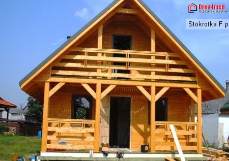 Dom drewniany Stokrotka F pow: 29,48 m2 + taras 14,08 m2